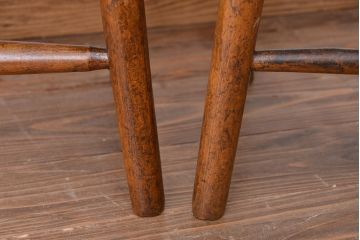 アンティーク家具　イギリスアンティーク　古い木の小さめかわいいアンティークチャイルドチェア、キッズチェア2脚セット(イス/子供用椅子)
