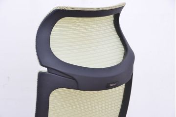 ★中古　オカムラハイバックバロンチェア(岡村製作所/オフィスチェア)