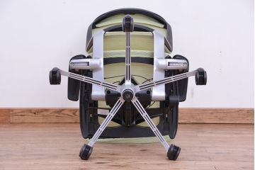 ★中古　オカムラハイバックバロンチェア(岡村製作所/オフィスチェア)