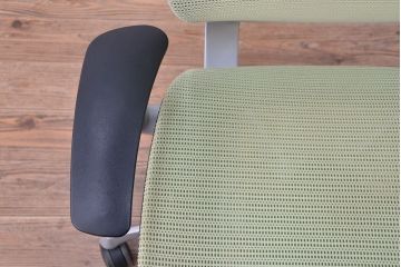 ★中古　オカムラハイバックバロンチェア(岡村製作所/オフィスチェア)