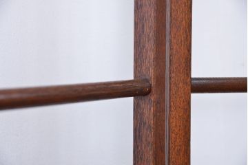 アンティーク雑貨　古民具・骨董　古いタモ材のフックのついた衣桁