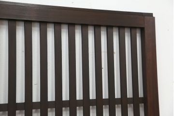★古民具・骨董　使い込まれた荒格子戸2枚セット(建具)