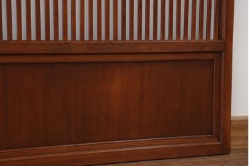 古民具・骨董　レトロな時代格子戸4枚セット