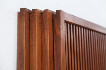 古民具・骨董　レトロな時代格子戸4枚セット