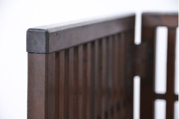 古民具・骨董　雰囲気たっぷり!古い木の帳場格子(結界/パーテーション/衝立格子)