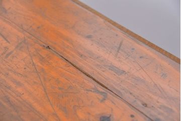 アンティーク家具　アンティーク　たくさん収納できる!ガラス戸の大きな戸棚(収納棚/食器棚)