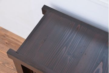 アンティーク家具　★古民具・骨董　時代感を楽しめる　四尺水屋箪笥(茶箪笥/食器棚/収納棚)