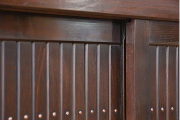 アンティーク家具　★古民具・骨董　時代感を楽しめる　四尺水屋箪笥(茶箪笥/食器棚/収納棚)
