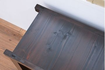 アンティーク家具　★古民具・骨董　シンプルで趣のある四尺水屋箪笥(下駄箱)