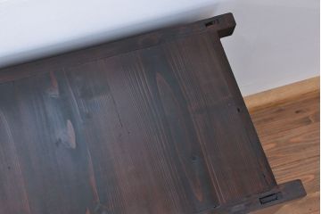 アンティーク家具　★古民具・骨董　シンプルで趣のある四尺水屋箪笥(下駄箱)