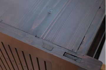 アンティーク家具　★古民具・骨董　シンプルで趣のある四尺水屋箪笥(下駄箱)