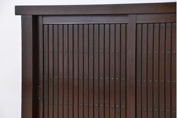 アンティーク家具　★古民具・骨董　シンプルで趣のある四尺水屋箪笥(下駄箱)