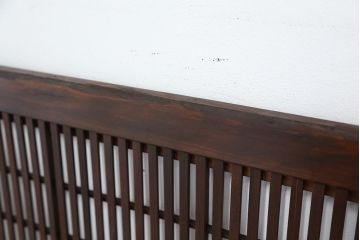 古民具・骨董　裏障子付き時代格子戸4枚セット