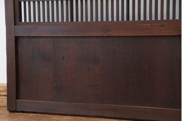 ★古民具・骨董　裏障子付き格子戸2枚セット
