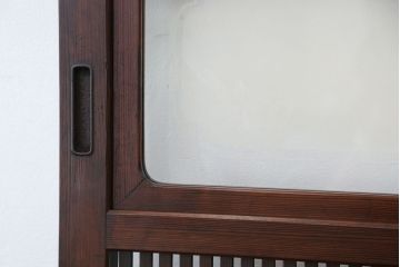 ★アンティーク　時代格子戸2枚セット