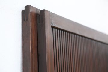 ★アンティーク　時代格子戸2枚セット