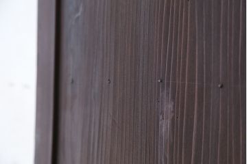 古民具・骨董　舞良戸の扉1枚(丁番なし)(ドア、建具)