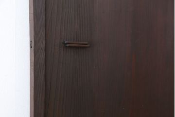 古民具・骨董　舞良戸の扉1枚(丁番なし)(ドア、建具)