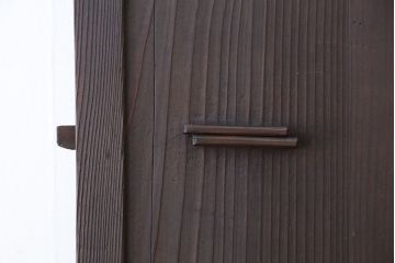 古民具・骨董　舞良戸の扉1枚(丁番なし)(ドア、建具)