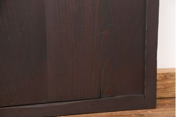 古民具・骨董　舞良戸の扉1枚(丁番なし)(ドア、建具)