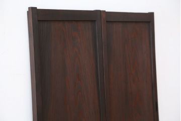 味わい深い小さな板戸2枚セット(1)