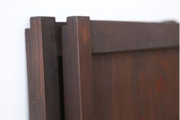 味わい深い小さな板戸2枚セット(1)