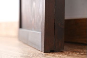 味わい深い小さな板戸2枚セット(1)