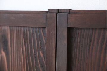 味わい深い小さな板戸2枚セット(1)