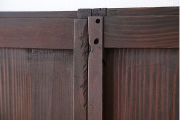 味わい深い小さな板戸2枚セット(2)