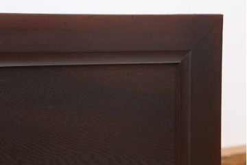 欅材とヒノキ材の固定式の戸1枚(欄間・はめ殺し戸)