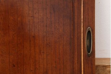 古民具・骨董　総欅!小さな引き戸2枚セット(建具)