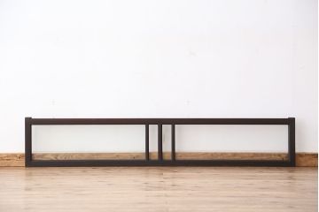 アンティーク　モールガラスと銀モールガラスの明り取り(欄間)1枚