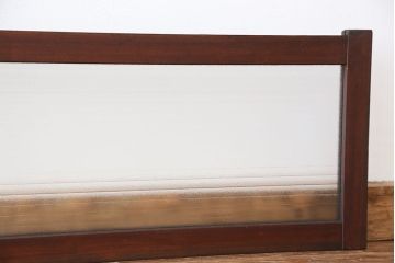 アンティーク　モールガラスと銀モールガラスの明り取り(欄間)1枚