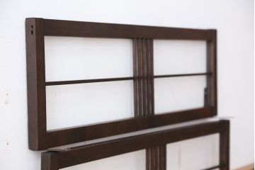 古い木のシンプルな明り取り2枚セット