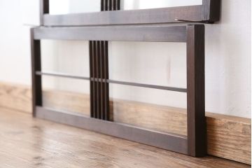 古い木のシンプルな明り取り2枚セット