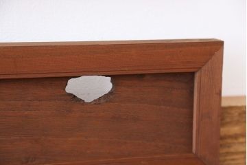 古いお屋敷の透かし彫り欄間2枚セット(欠損有り)