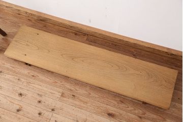 アンティーク家具　木目の素晴らしい一枚板　裁ち板(作業台/机/テーブル)