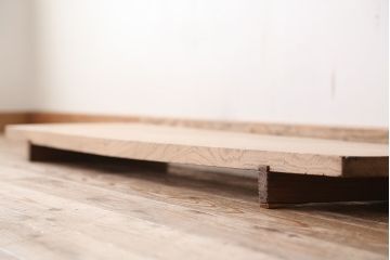 アンティーク家具　木目の素晴らしい一枚板　裁ち板(作業台/机/テーブル)