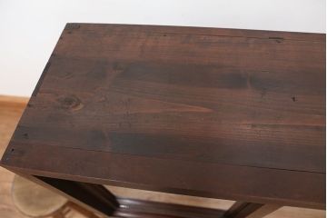 アンティーク家具　アンティーク　古いタバコ屋の脚付き両面ガラス収納棚?(ガラスケース・飾り棚)