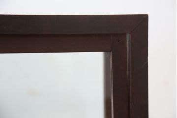 アンティーク家具　 アンティーク　古いタバコ屋の脚付き両面ガラス収納棚(ガラスケース・飾り棚)
