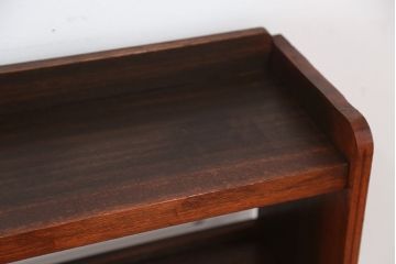 レトロ家具　★昭和レトロ　縦型・薄型本棚(飾り棚)