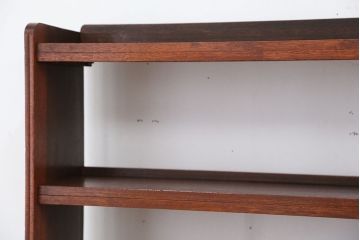 レトロ家具　★昭和レトロ　縦型・薄型本棚(飾り棚)