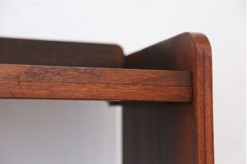 レトロ家具　★昭和レトロ　縦型・薄型本棚(飾り棚)