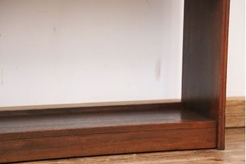 レトロ家具　★昭和レトロ　縦型・薄型本棚(飾り棚)