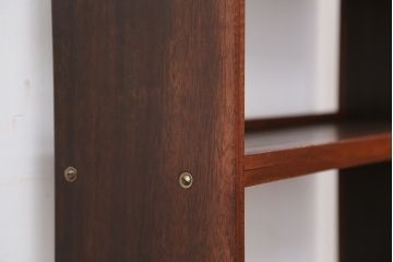 レトロ家具　★昭和レトロ　縦型・薄型本棚(飾り棚)