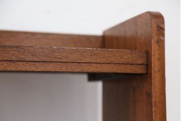 レトロ家具　★昭和レトロ　縦型・薄型本棚(飾り棚)