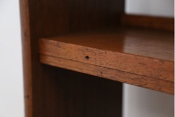 レトロ家具　★昭和レトロ　縦型・薄型本棚(飾り棚)