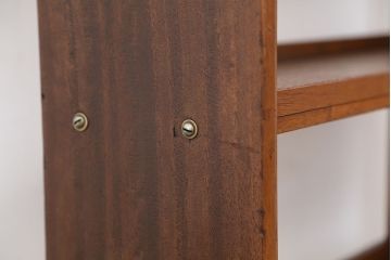 レトロ家具　★昭和レトロ　縦型・薄型本棚(飾り棚)