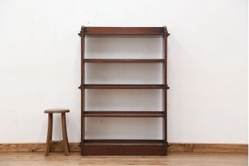 アンティーク家具　★アンティーク　シンプルなクサビ本棚(飾り棚)