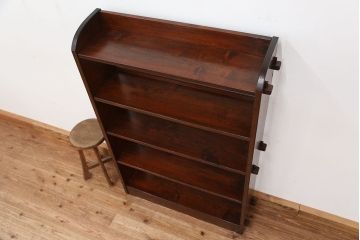 アンティーク家具　★アンティーク　シンプルなクサビ本棚(飾り棚)